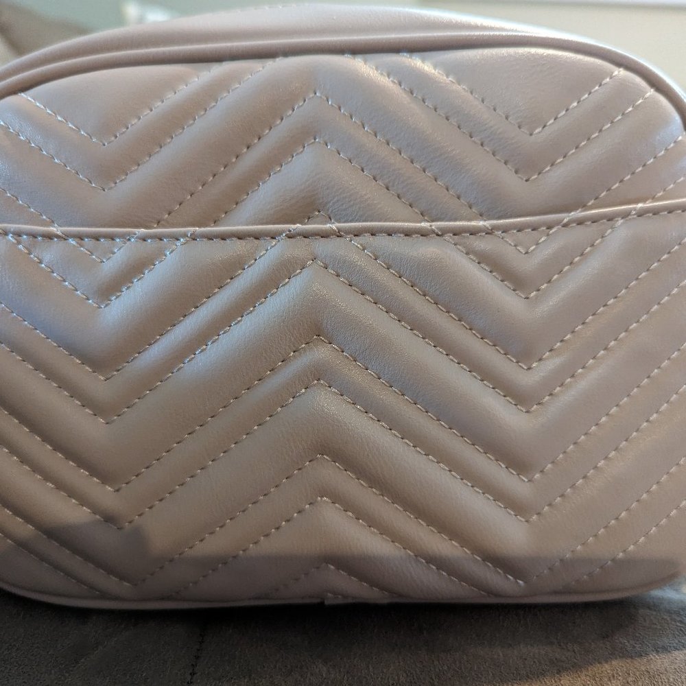 NWT Beige camera purse crossbody